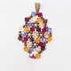 Symphony - Malvina Rhombus S-Violet Organza - 2